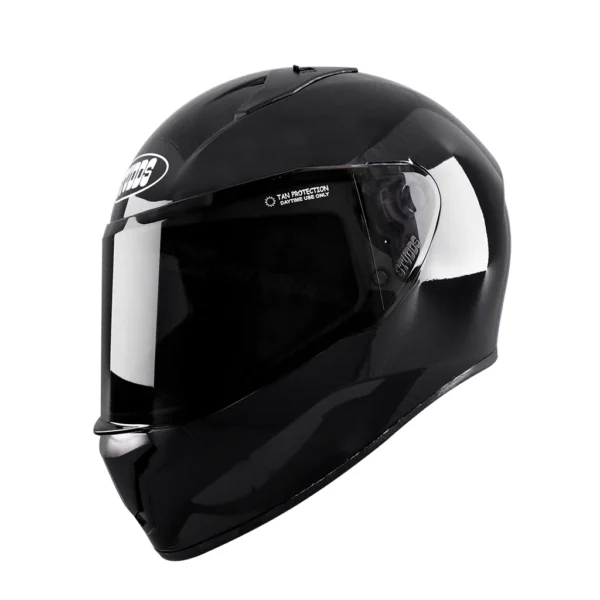 Studds Thunder Full Face Bike Helmet-Black - Image 2
